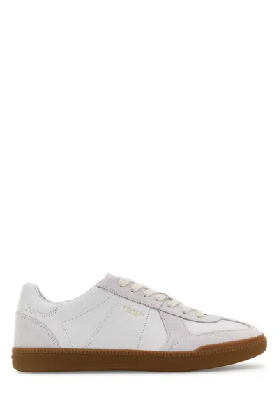 Coach White Leather Ellis Sneakers