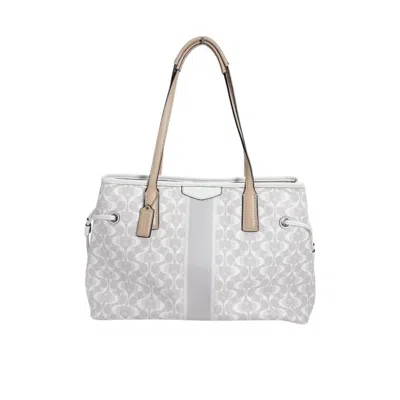 Pre-owned Coach White Tote Bag ()