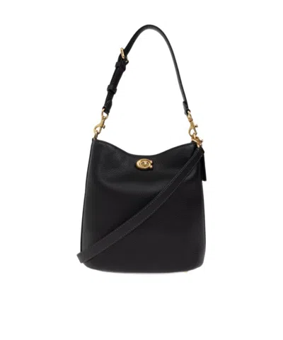 Coach Willow 19 Shoulder Bag In Black