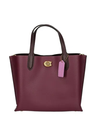Coach Willow 24 Leather Top-handle Bag