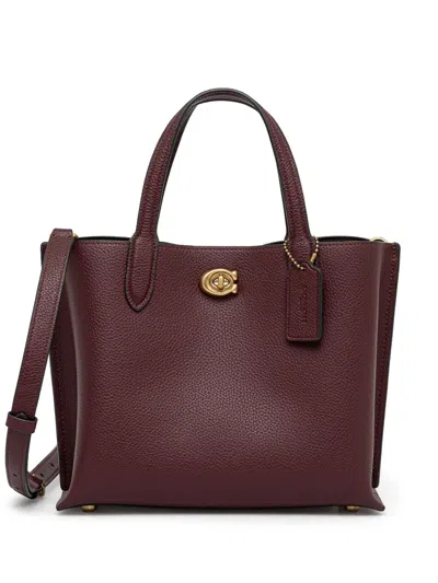 Coach Willow Handtasche 25cm In Rot