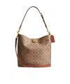 Coach Willow Bucket Bag And Shoulder Bag In Brown