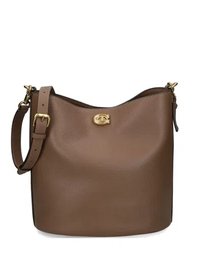 Coach Willow Shoulder Bag In Brown