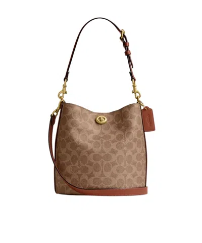 COACH COACH WILLOW SOFT BUCKET BAG