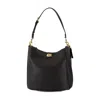 Coach Women's Polished Pebble Leather Willow Soft Buck In Black