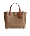 Coach Willow Tote 24 In Signature Canvas In Brown