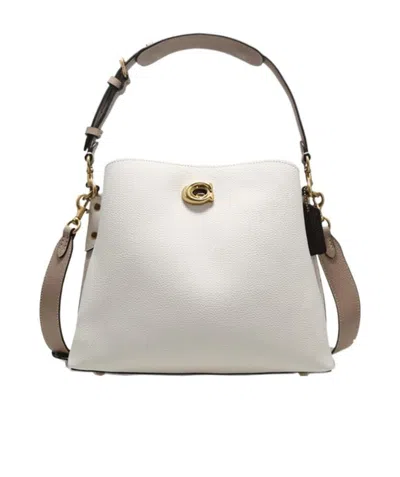 Coach Willow Twist-lock Shoulder Bag In White