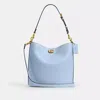 Coach Willow Weiche Beuteltasche In Blue
