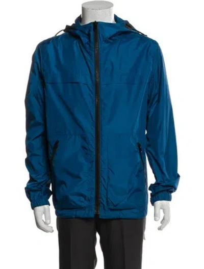 Pre-owned Coach Windbreaker In Blue