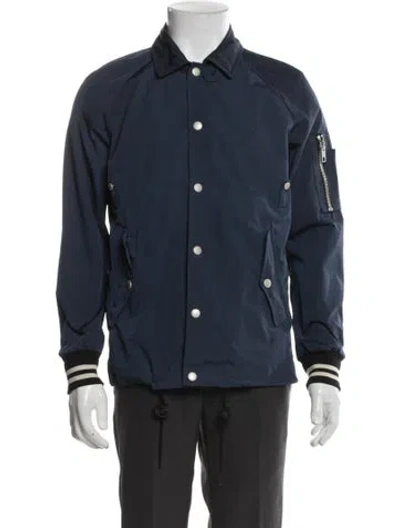 Pre-owned Coach Windbreaker In Blue