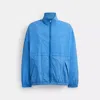 Coach Windbreaker In Recycled Polyester In Blue