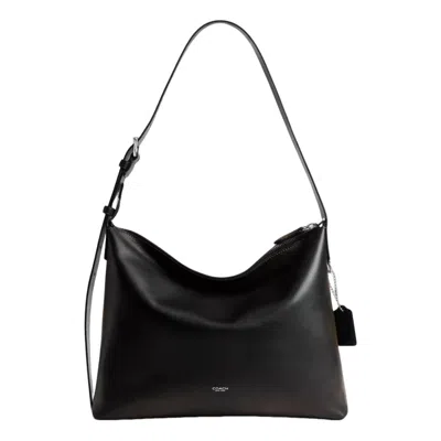 Coach (wmns)  Mott Messenger Bag 38 Loved Leather 'black Light Tan' In Black/light Tan