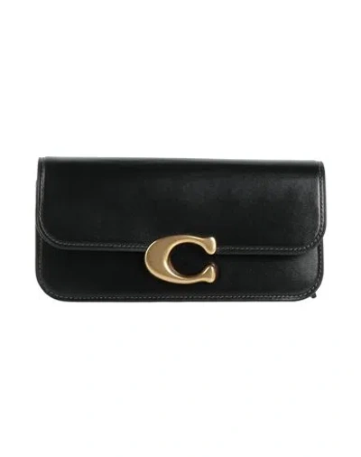 Coach Woman Handbag Black Size - Leather