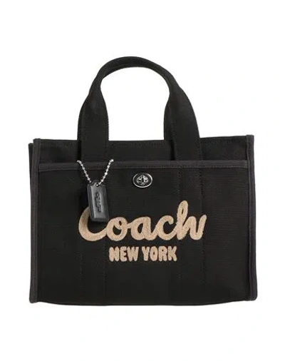 Coach Woman Handbag Black Size - Cotton