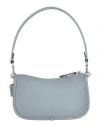Coach Woman Handbag Grey Size - Leather