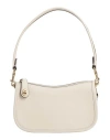 Coach Woman Handbag Ivory Size - Leather In Neutral