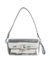 Coach Woman Handbag Silver Size - Leather