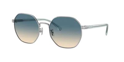 Coach Woman Sunglass Hc7147 Ch556 In Metallic
