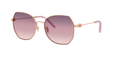 Coach Woman Sunglass Hc7175 Cad79 In Pink