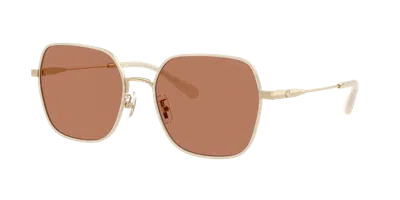 Coach Woman Sunglass Hc7180d Cae93 In Gold