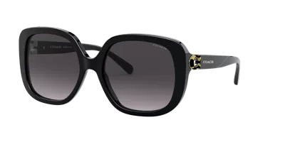 Coach Woman Sunglass Hc8292 L1144 In Black