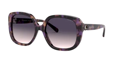 Coach Woman Sunglass Hc8292 L1144 In Purple