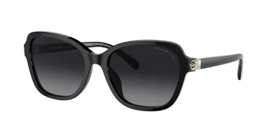 Coach Woman Sunglass Hc8349u Cd481 In Black