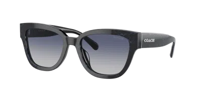 Coach Woman Sunglass Hc8379u Cl920 In Black
