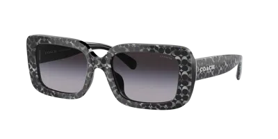 Coach Woman Sunglass Hc8380u Cl922 In Gray