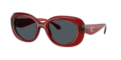 Coach Woman Sunglass Hc8391u Cr609 In Red
