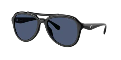Coach Woman Sunglass Hc8406u Cw183 In Black