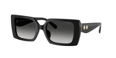 Coach Woman Sunglass Hc8409u Cw224 In Black