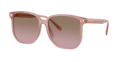 Coach Woman Sunglass Hc8413bd Cw419 In Pink