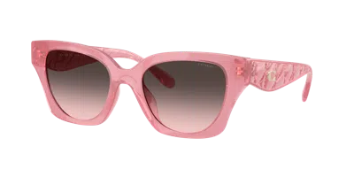Coach Woman Sunglass Hc8418u Cad18 In Pink