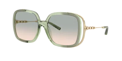 Coach Woman Sunglass Hc8423u Cad80 In Multi