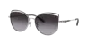 Coach Bandit Wire Oval Sunglasses In Grey Gradient
