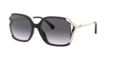 Coach Woman Sunglasses Hc8280u L1116 In Grey Gradient