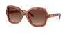 Coach Woman Sunglasses Hc8295 L1147 In Brown Gradient Polarized