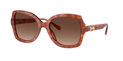 Coach Woman Sunglasses Hc8295 L1147 In Brown Gradient Polarized