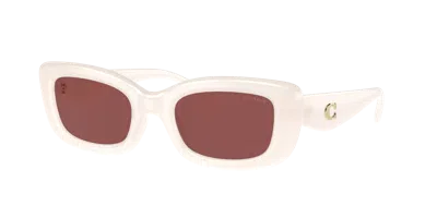 Coach Woman Sunglass Hc8390u Cr610 In Wine
