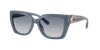 Coach Idol Square Cat Eye Sunglasses In Blue Gradient