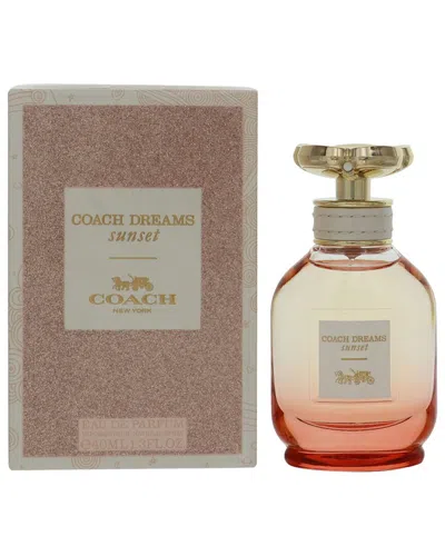 Coach Women's 1.3oz Dreams Sunset Edp Spray In Burgundy