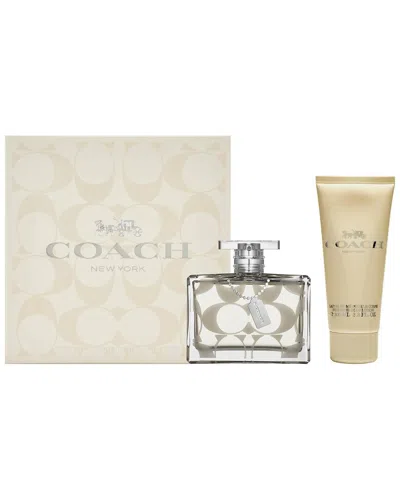 Coach Women's 1oz Signature 2pc Set In Transparent