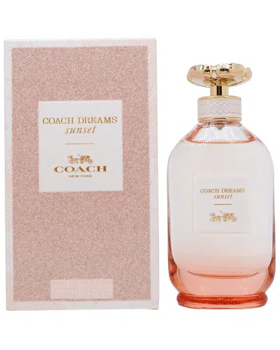 Coach Women's 3oz Dreams Sunset Edp Spray In Transparent