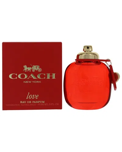 Coach Women's 3oz Love Edp Spray In Red