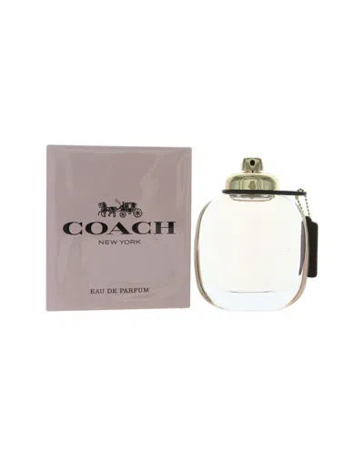 Coach Women's 3oz New York Edp Spray In Transparent