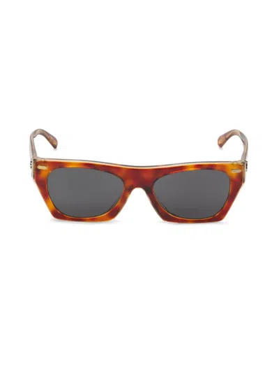 Coach Women's 52mm Geometric Sunglasses In Brown