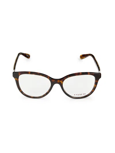 Coach Women's 52mm Oval Eyeglasses In Brown