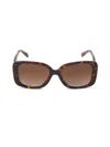Coach Women's 53mm Gradient Square Sunglasses In Brown