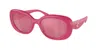 Coach Pillow Tabby Round Sunglasses In Multi